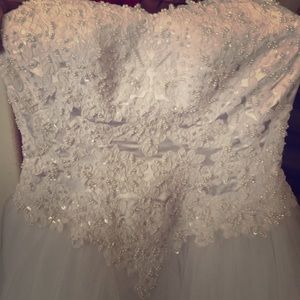 David’s bridal white dress